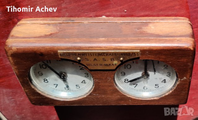 Шахматен швейцарски часовник стар, снимка 7 - Антикварни и старинни предмети - 39114315