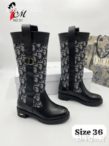 Prada ✨Dior ✨ Louis Vuitton ✨36н.✨Дамски Ботуши , снимка 4 - Дамски ботуши - 56313418