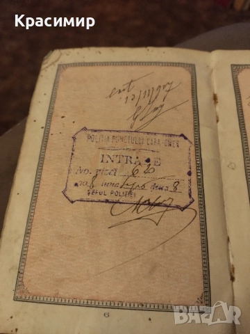 Годишенъ Паспортъ 1907 г Фердинанд | ., снимка 10 - Колекции - 52418149