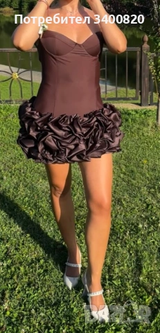 Елегантна къса рокля, снимка 5 - Рокли - 51442324