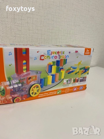 Самоподреждащо се домино - влак, влакче с музика, снимка 3 - Влакчета, самолети, хеликоптери - 53123789