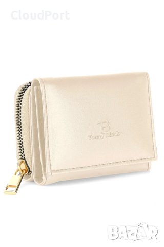 Дамски портфейл, Бежов, One Size, Tonny Black, снимка 3 - Портфейли, портмонета - 40275950