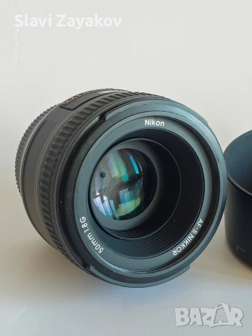 AF-S Nikkor 50mm f/1.8 G, снимка 3 - Обективи и филтри - 53646929