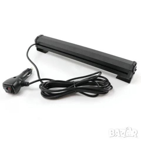 LED сигнална лампа за пътна помощ 320mm/45mm/50mm 12-24V оранжева няколко режима, снимка 2 - Аксесоари и консумативи - 55865239