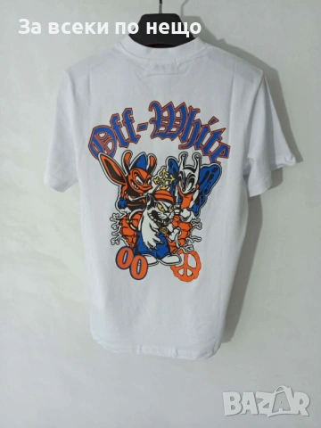 Off White Мъжка Тениска👕Мъжка Блуза С Къс Ръкав - Различни Цветове Код Urban31, снимка 2 - Тениски - 53667629