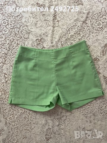 Къси панталони, зелено, снимка 1 - Къси панталони и бермуди - 40914712