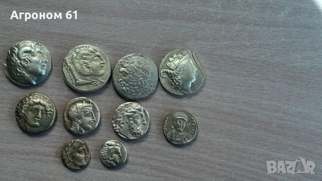 Римски монети сечени от Брут по случай убийство на Цезар реплики, снимка 15 - Нумизматика и бонистика - 52532817