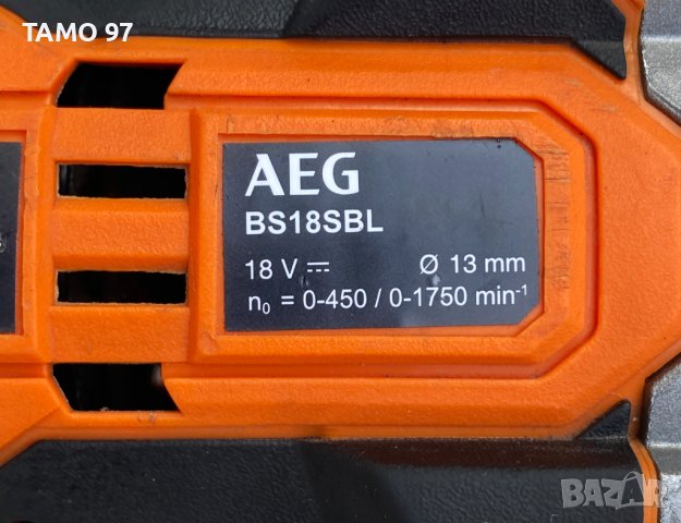 AEG BS18SBL - Акумулаторен безчетков винтоверт, снимка 5 - Винтоверти - 41473273