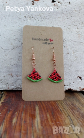 Обеци  от мъниста, снимка 6 - Обеци - 51646574