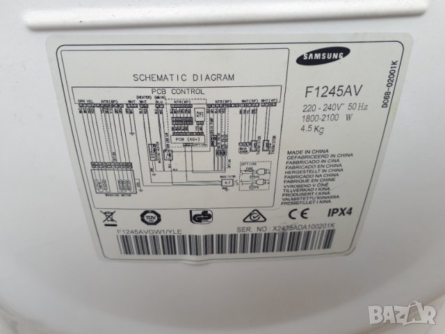 Продавам барабан с кръстачка за пералня Samsung F1245AB, снимка 4 - Перални - 35682893
