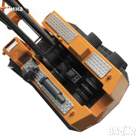 Детски верижен багер с  кран, метален, снимка 6 - Коли, камиони, мотори, писти - 52873894