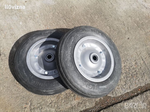 Колело бандажно с лагер за строителна количка , снимка 4 - Железария - 40478242