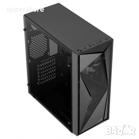 Кутия за компютър Aerocool Glider Cosmo Черна ATX Middle Tower, снимка 3 - Захранвания и кутии - 36268882