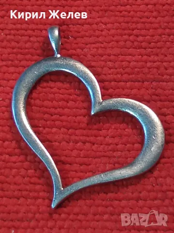 РОМАНТИЧЕН СЪРЦЕВИДЕН СРЕБЪРЕН МЕДАЛЬОН СРЕБРО 925 ПРОБА АРТ ПЕНДАНТ СЪРЧИЦЕ 48589, снимка 10 - Колиета, медальони, синджири - 49071131