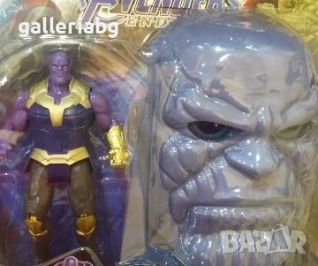 Светеща маска с фигурка Танос (Thanos, Marvel, Avengers)
