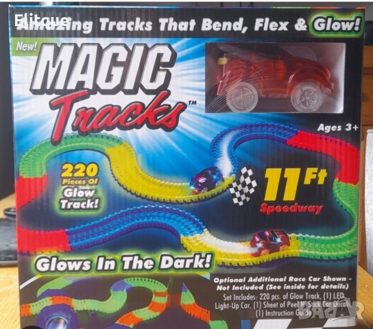 Magic Tracks – Детска светеща писта (220 части) 🚗
