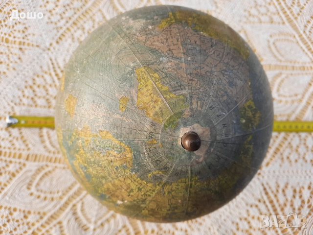 Глобус на Земята 1955 - 1959г., снимка 5 - Колекции - 52331586