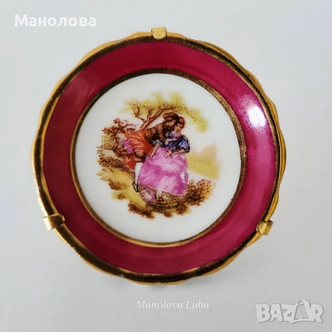 Порцелан Limoges, снимка 5 - Други ценни предмети - 53449361