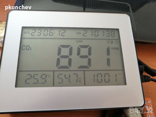 Детектор за въглероден диоксид Datalogger , снимка 5 - Друга електроника - 41183052