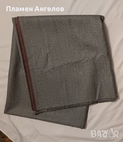 Вълнен. много мек 178м. на 77см. двойна ширина. , снимка 3 - Платове и дамаски - 48987753