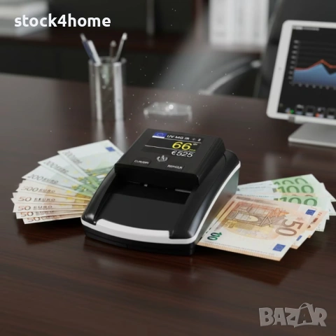 Детектор за фалшиви банкноти AL-130T, Мултисензорна детекция, Светкавичен анализ, цифров LCD дисплей, снимка 3 - Друга електроника - 53530278