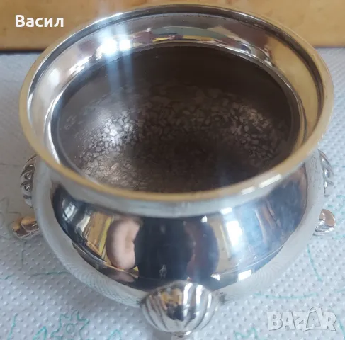 Стар посребрен съд, снимка 3 - Други ценни предмети - 49688629