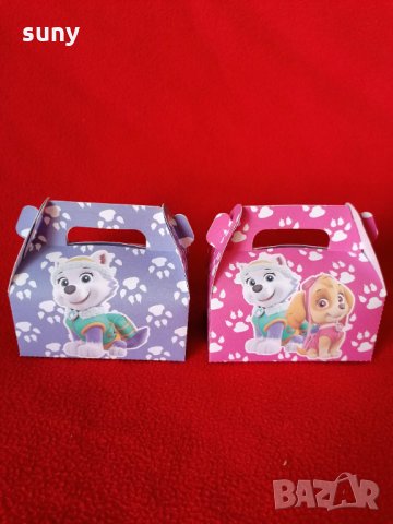 Кутийки за лакомства и подаръчета Пес патрул, снимка 10 - Други - 35913727
