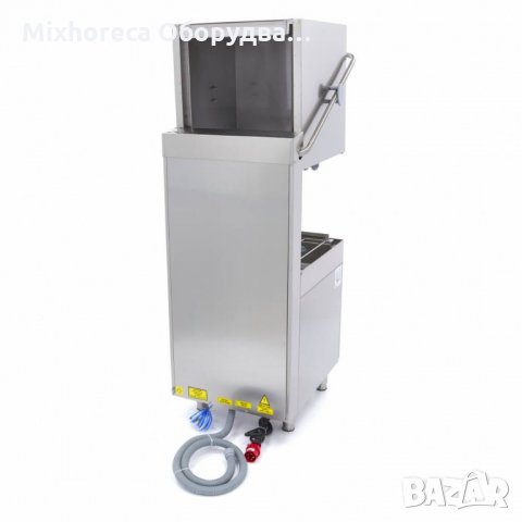 Конзолна съдомиялна с качулка - 400V - С помпа за препарат за изплакване - 400 V, снимка 5 - Обзавеждане за заведение - 35680539