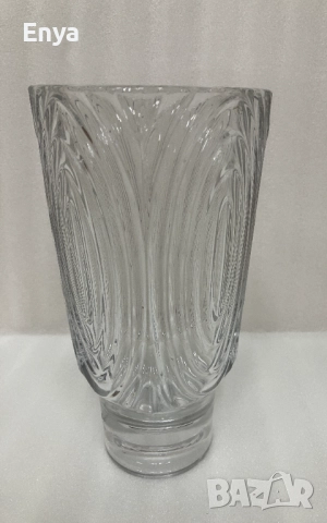 Стара ваза от кристално стъкло, снимка 2 - Вази - 52561130