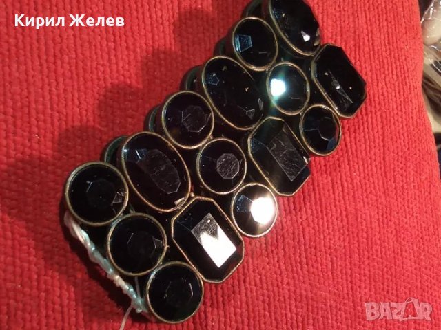 ЕЛАСТИЧНА ВИНТИДЖ АРТ ДЕКО СТИЛ ГРИВНА ХЕНД МЕЙД НАКИТ 47361