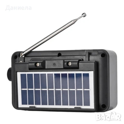 Соларно портативно радио JOC H6108REC-S с Bluetooth, FM радио и MP3 плеър, снимка 6 - Радиокасетофони, транзистори - 53783220