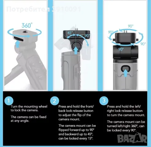 Дистанционно за SONY Sony A7IV, A6700, ZV-E10...!, снимка 3 - Фотоапарати - 50271115