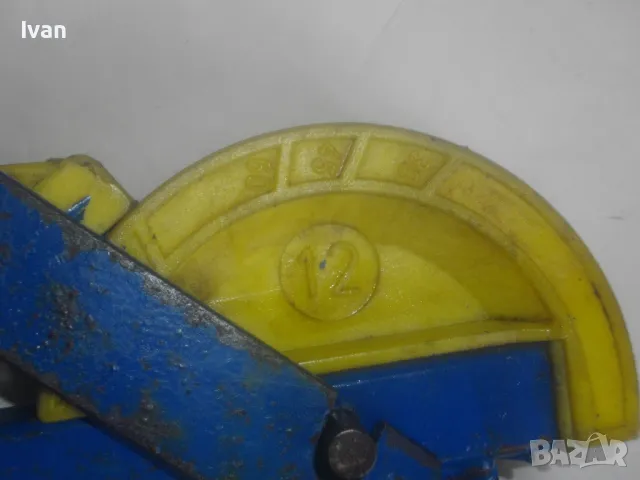 РЪЧЕН ТРЪБОГИБ 12 мм Английски уред огъване тръби LUBOT B.V.12 Старо качество масивен 61см/1,8кг, снимка 15 - Други инструменти - 47757151