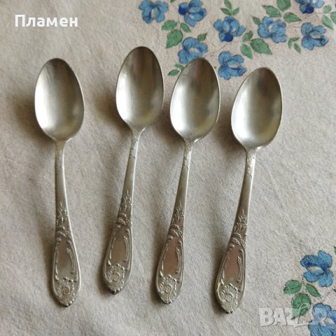 сребърни лъжички , снимка 2 - Антикварни и старинни предмети - 44353670