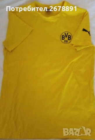 Памучна тениска"  PUMA" на Борусия Дортмунд, снимка 2 - Спортни дрехи, екипи - 41690292