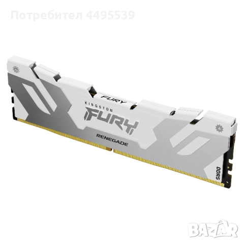 2x16GB DDR5 6400Mt/s Kingston FURY Renegade CL32 white/бяла, снимка 2 - RAM памет - 52795931