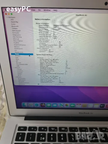 Apple Macbook Air A1466 Early 2015 Intel Core i5-5250U, 8GB, LPDDR3, SSD 128GB , снимка 14 - Лаптопи за работа - 55786282