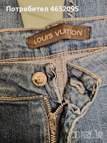 Нови Къси Дамски дънки 3/4-ти Louis vuitton, снимка 7 - Дънки - 56111385