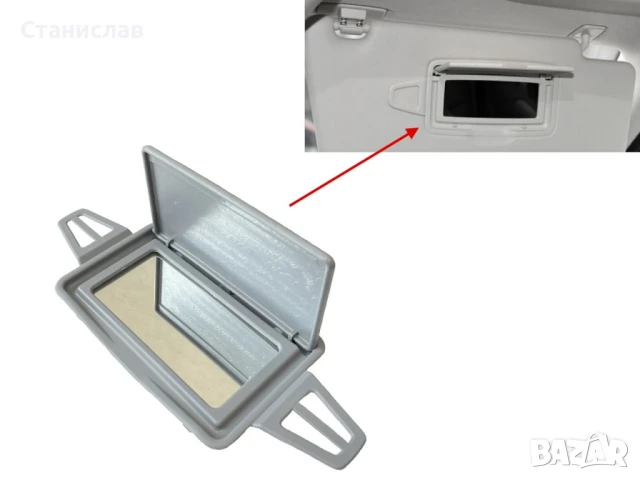 Капак с огледало на сенник за Mercedes E-Class W210, снимка 4 - Части - 50637911