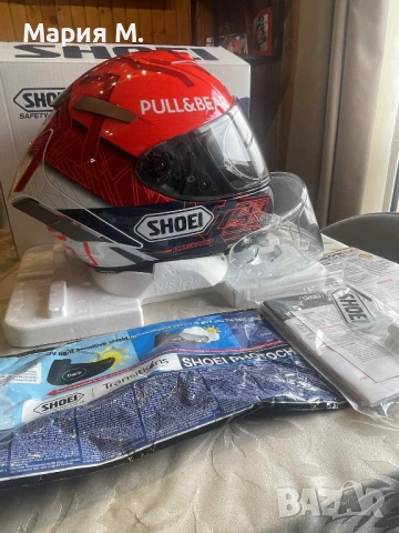 SHOEI X-Spirit ||| Marquez 6, снимка 2 - Аксесоари и консумативи - 53037035