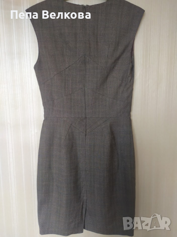 Стилна офис рокля, снимка 2 - Рокли - 36360465