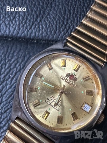Orient златен часовник, снимка 5 - Мъжки - 41080289