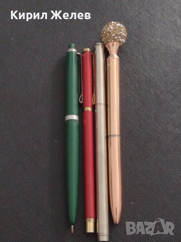 Химикалки 4 броя стари много красив дизайн за КОЛЕКЦИЯ ДЕКОРАЦИЯ БИТОВ КЪТ 38388, снимка 5 - Други ценни предмети - 41160663