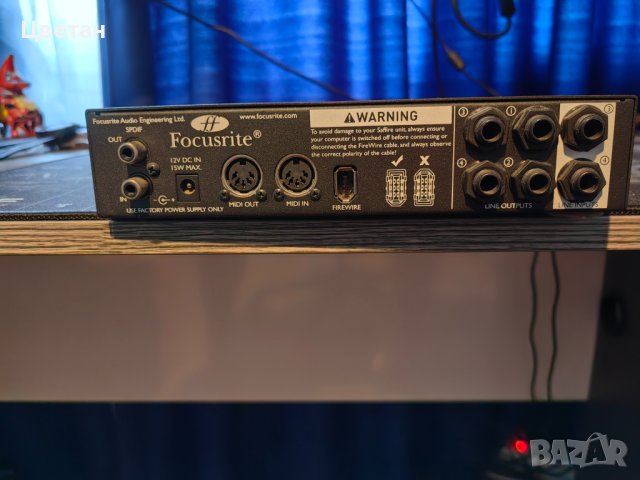 Focusrite Saffire Pro 14 Firewire, снимка 7 - Аудиосистеми - 41382112