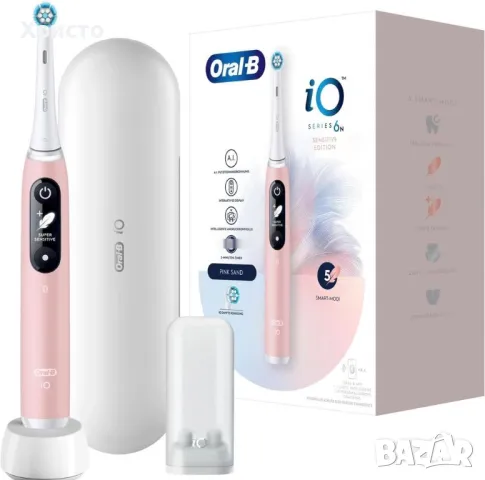 НОВО!!! Електрическа четка за зъби Oral-B iO Series 6N Pink Sand, снимка 1