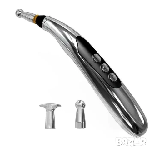 Писалка EMS за акупунктура с 3 приставки и дисплей, с USB захранване