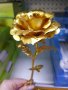 Златна роза с надпис LOVE, снимка 2
