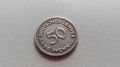 50 пфенига 1949 D, F, J - Германия, снимка 6
