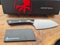 Фиксиран нож Microtech Santoku 3200-10BK,фултанг,G10, снимка 5