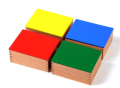 Промо! Монтесори дървени цветни цилиндри 40бр.в 4 кутии + 40бр. цилиндри с дръжки, снимка 6